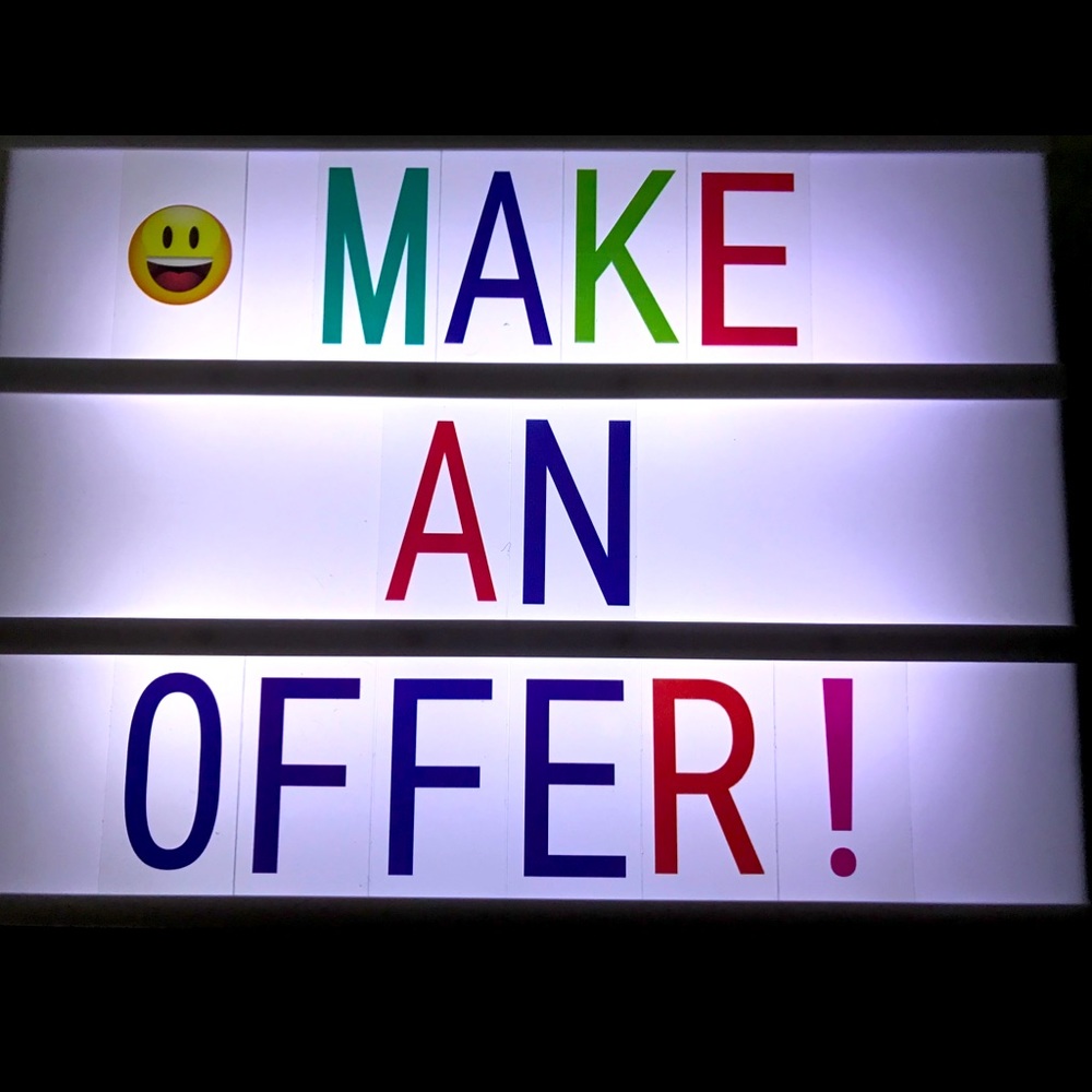 Reasonable offers accepted!